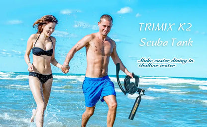 ShallowDive 0.5L Mini Scuba Tank + Snorkelling Mask – 10 min / 5 m