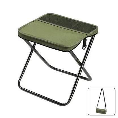 PackMate™ Folding Backpack Stool – Compact Outdoor Seat with Carry Bag
