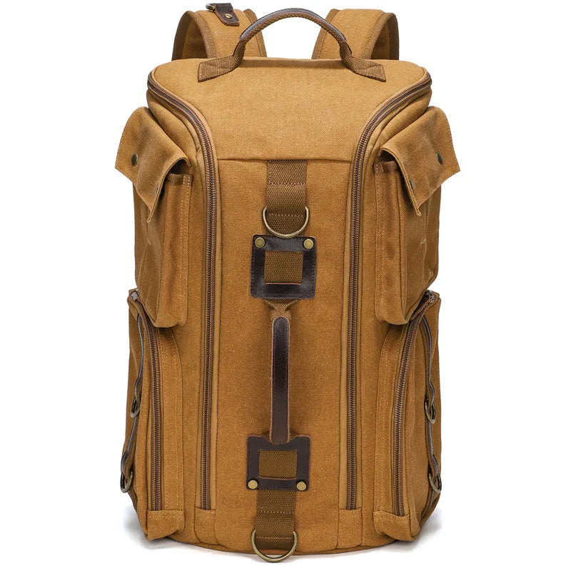 VintageCanvas 16-Inch Laptop Backpack