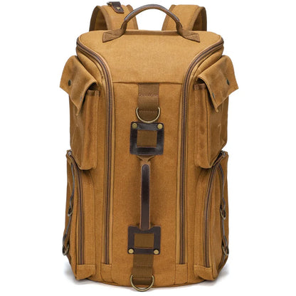 VintageCanvas 16-Inch Laptop Backpack