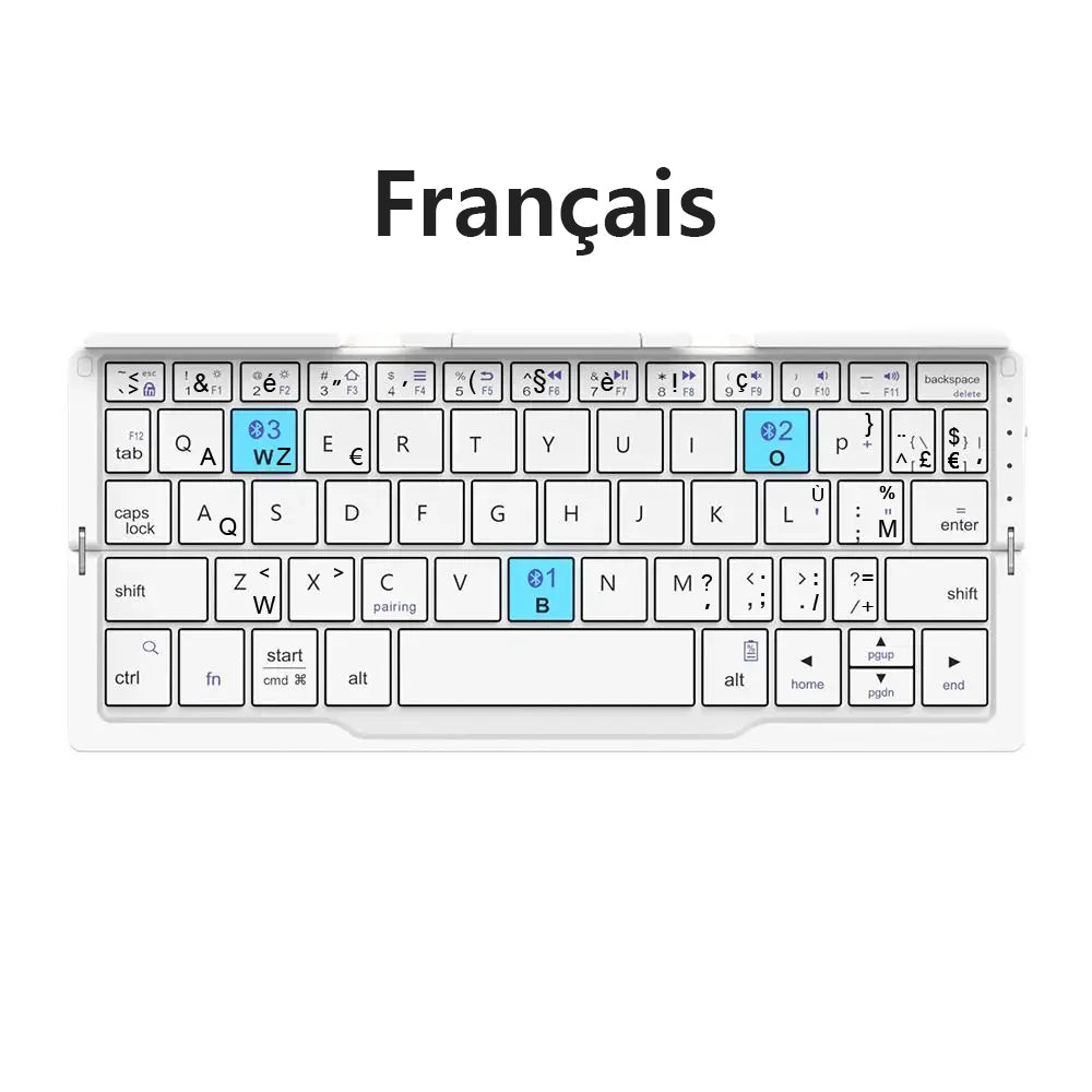 FlexiType Go – Foldable Mini Keyboard for Tablets, Phones & Laptops