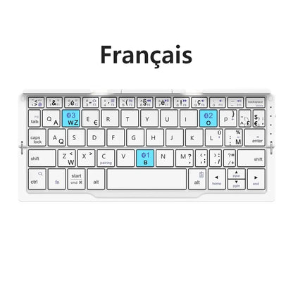 FlexiType Go – Foldable Mini Keyboard for Tablets, Phones & Laptops