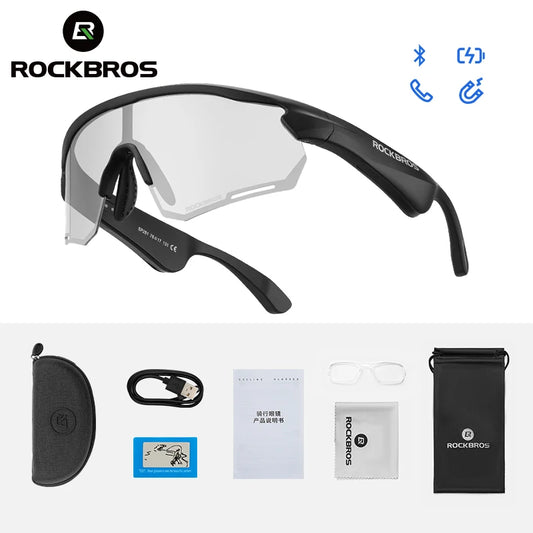 RideTune Pro – Bluetooth Cycling Sunglasses with Polarised UV400 Lenses