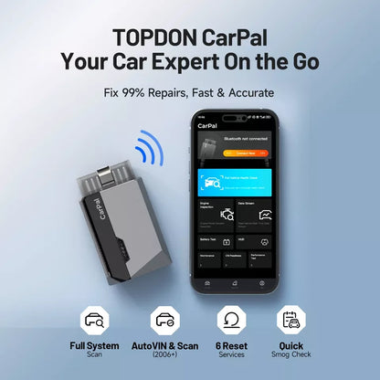 AutoDiagnose Car Scanner: Bluetooth OBD2 for Smog & System Check