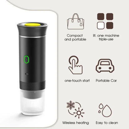 EspressoJet Wireless – Travel Coffee Machine for Capsules & Ground Coffee
