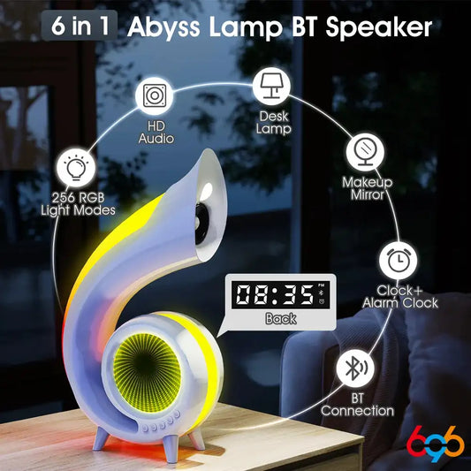 GlowSync 360 – Intelligent Mirror Speaker System