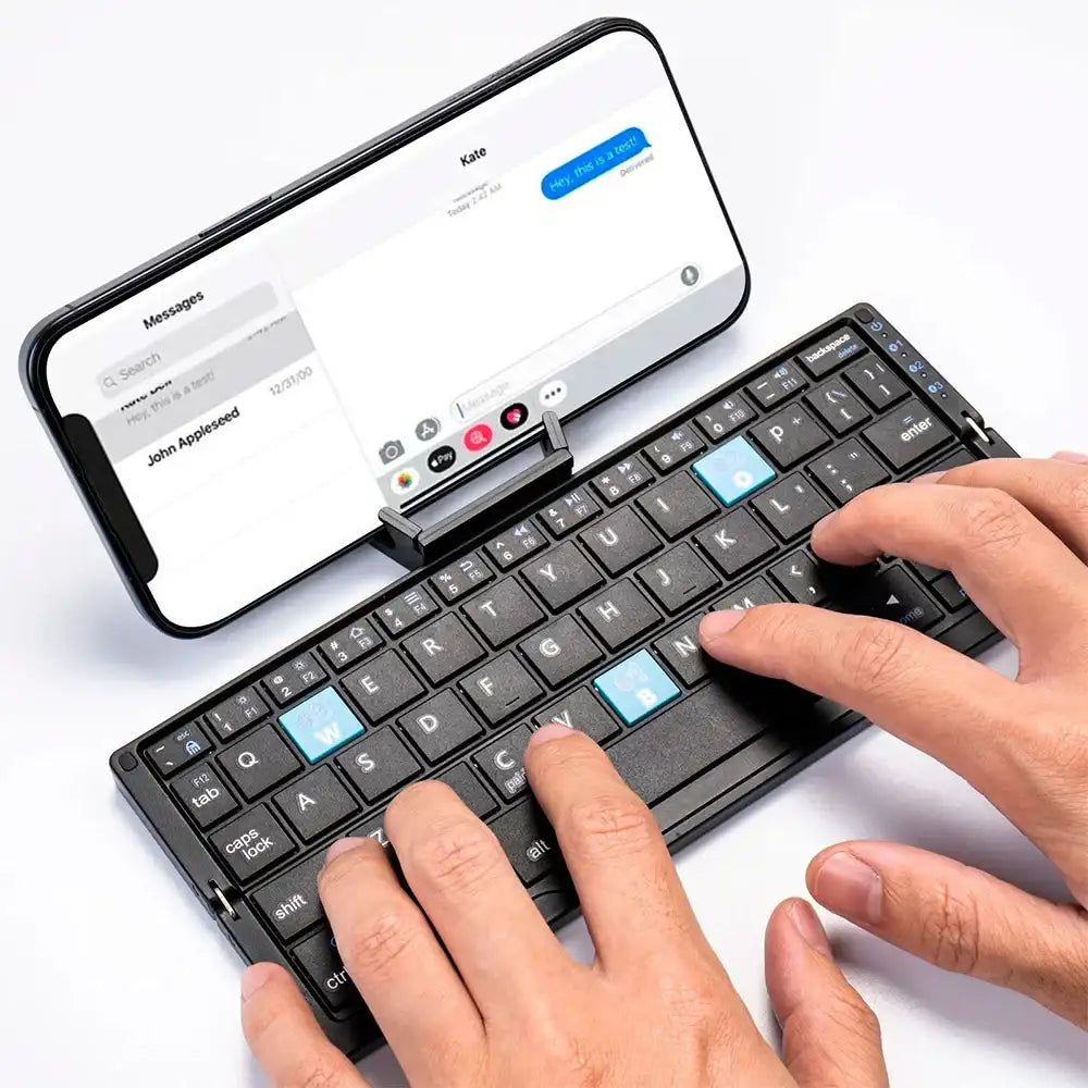 FlexiType Go – Foldable Mini Keyboard for Tablets, Phones & Laptops
