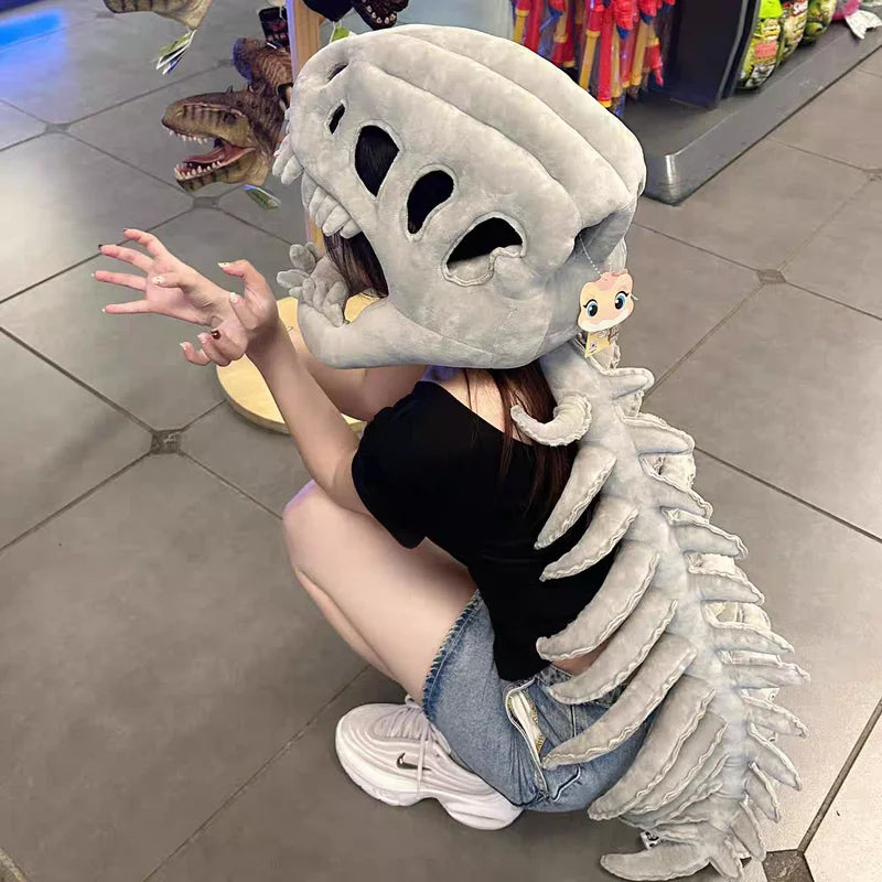 DinoSkull Play Mask – Funny Dinosaur Costume Headwear
