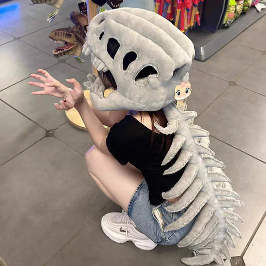 DinoSkull Play Mask – Funny Dinosaur Costume Headwear