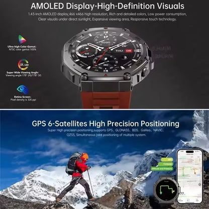 IronPeak Ultra GPS Watch – Military-Style, Dual-Band GNSS, 5 ATM