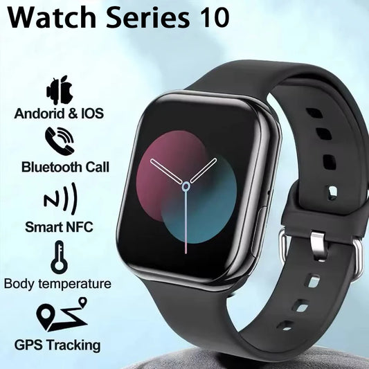 2025 Series 10 AquaLink GPS Smartwatch – NFC, Waterproof, for iPhone & Android