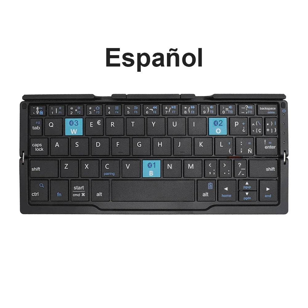 FlexiType Go – Foldable Mini Keyboard for Tablets, Phones & Laptops