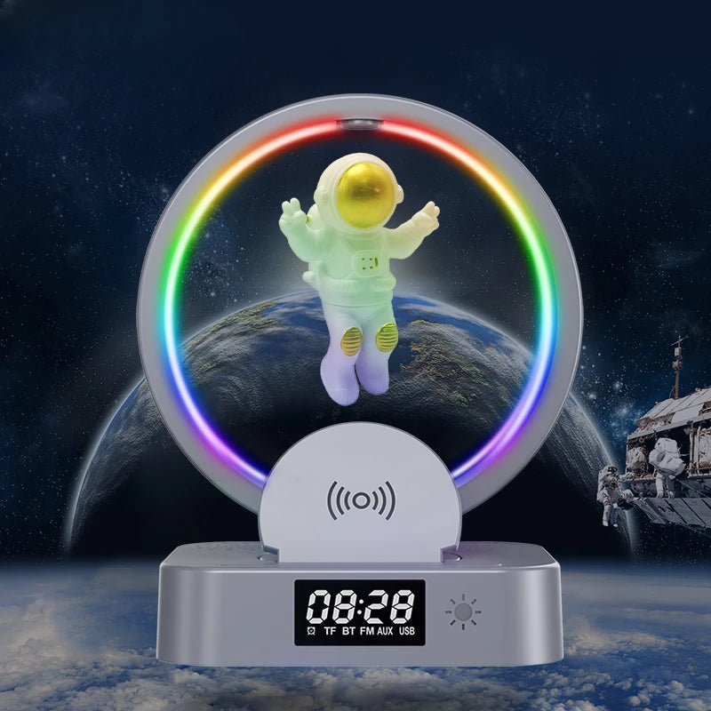 AstroBeat Glow – Floating Astronaut Bluetooth Speaker