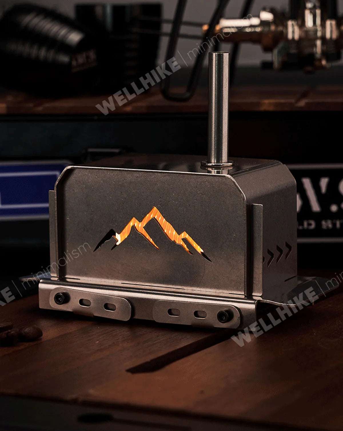 TrailHearth Mini Wood Stove – Portable Candle & Incense Burner
