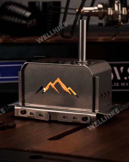 TrailHearth Mini Wood Stove – Portable Candle & Incense Burner