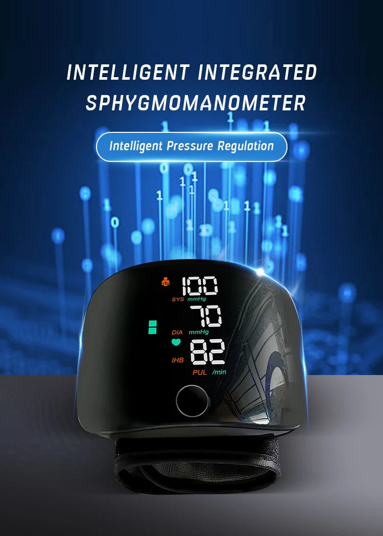 HeartTrack Smart – Digital Wrist BP Monitor