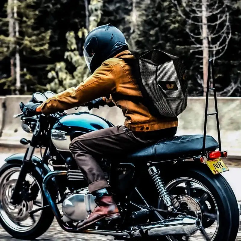 HelmetPro LED Motorcycle Backpack