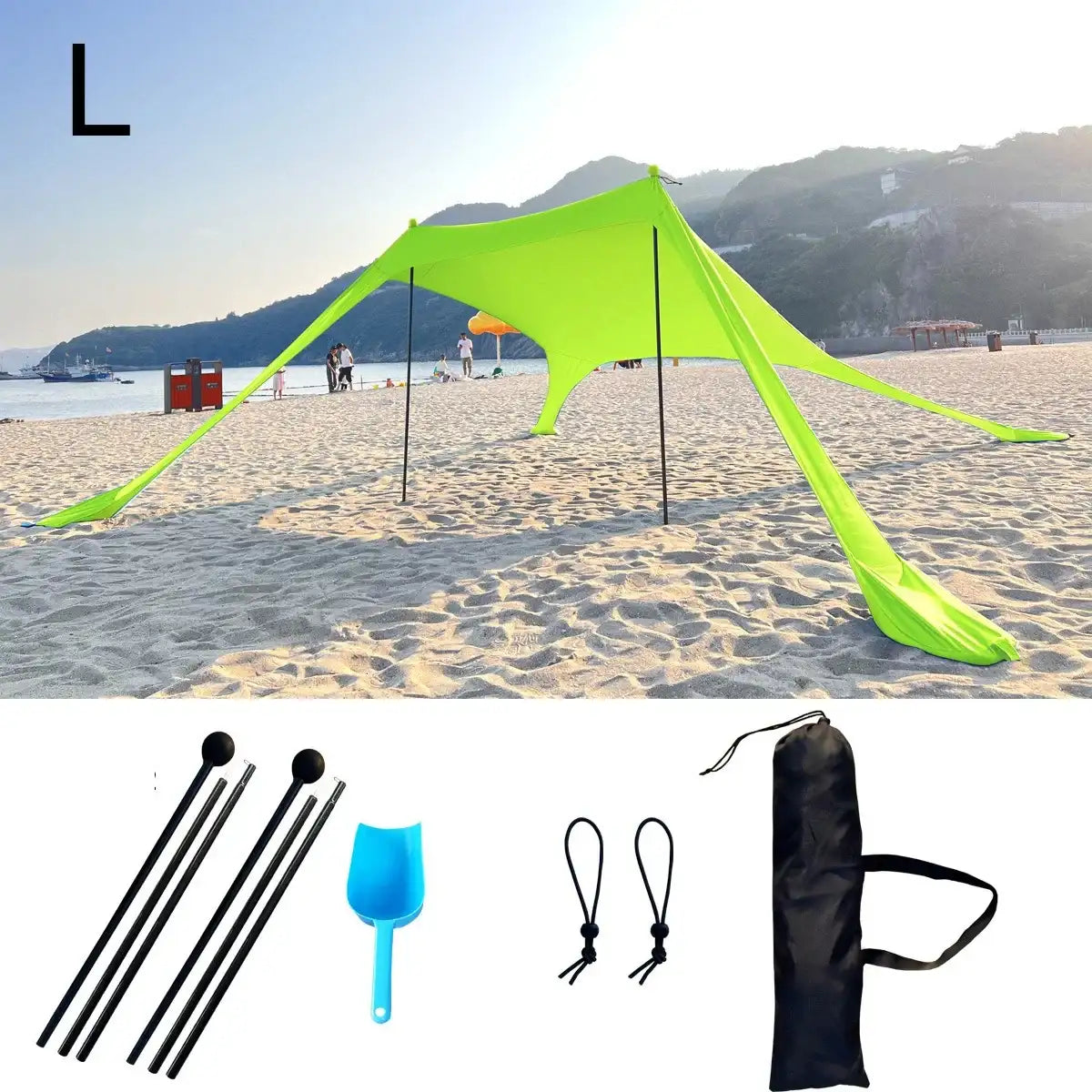 SunShield Pro – UV Protection Beach Tent