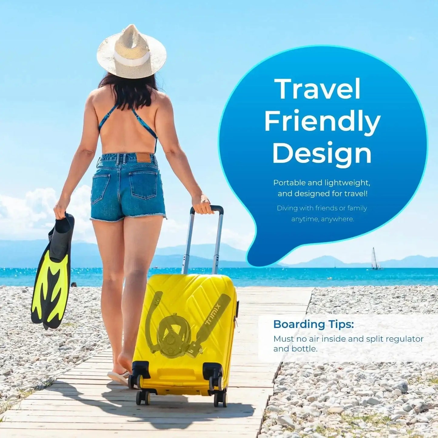 ShallowDive 0.5L Mini Scuba Tank + Snorkelling Mask – 10 min / 5 m