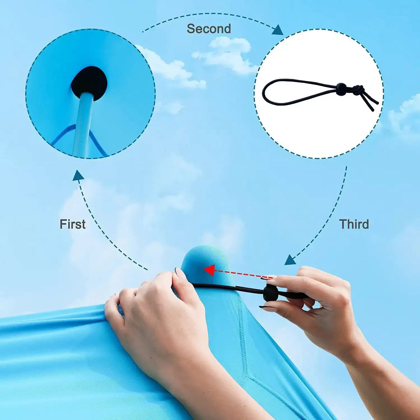 SunShield Pro – UV Protection Beach Tent