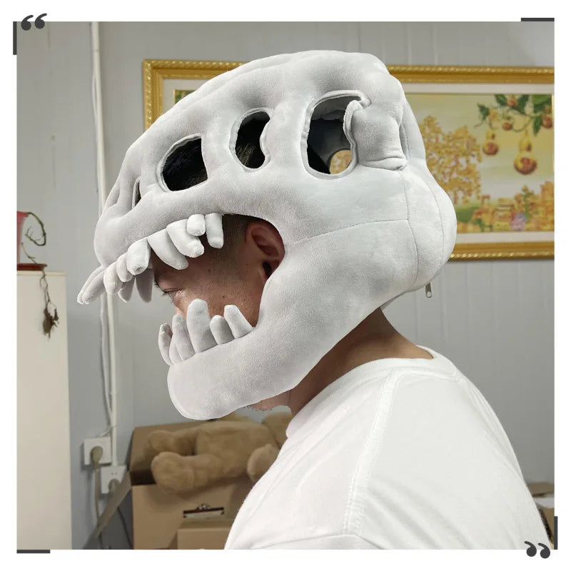 DinoSkull Play Mask – Funny Dinosaur Costume Headwear