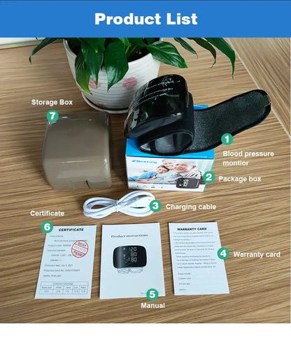 HeartTrack Smart – Digital Wrist BP Monitor