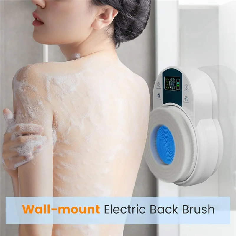 SmartScrub Pro – Wall-Mounted Back & Body Shower Cleaner