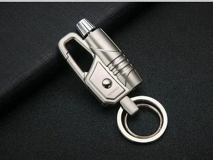 FlameMate Multi-Function Keychain Lighter – Windproof, Refillable & Durable