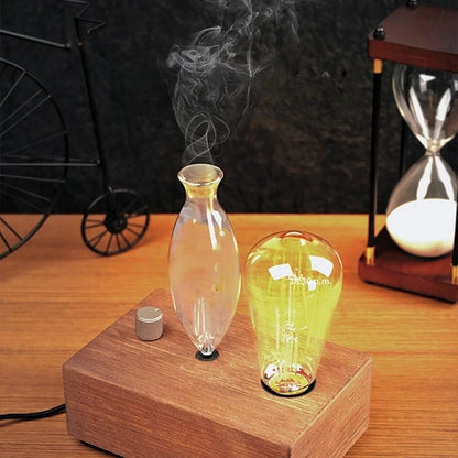 Vintage Glass Essential Oil Diffuser – Ultrasonic Cold Mist