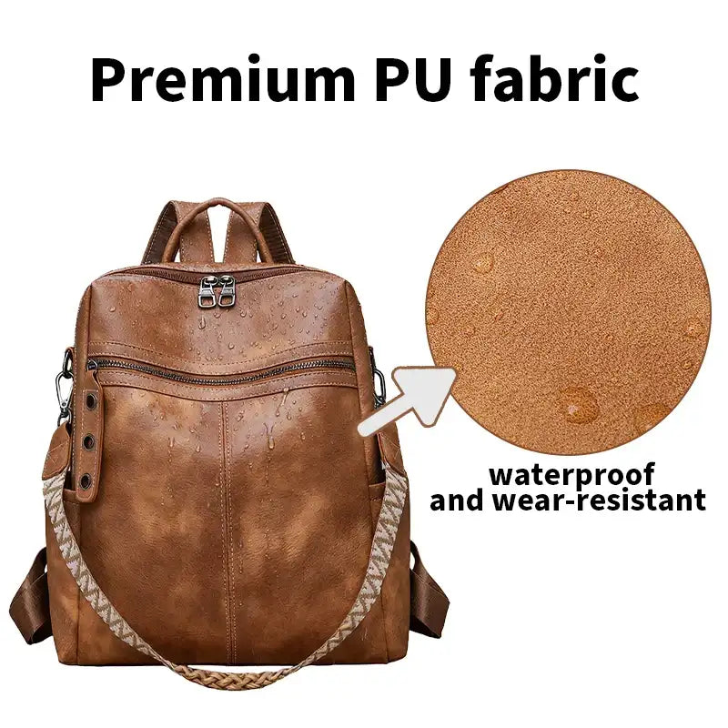 RetroChic Waterproof Backpack