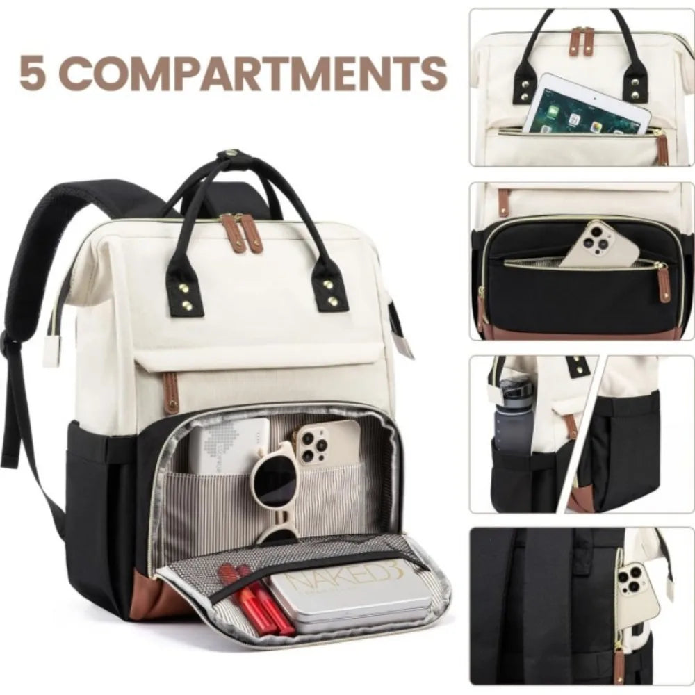 TechPro Waterproof Laptop Backpack