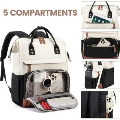 TechPro Waterproof Laptop Backpack