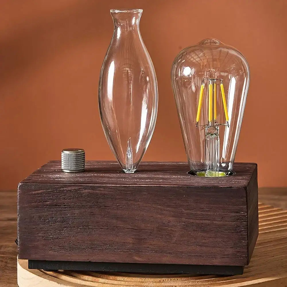 Vintage Glass Essential Oil Diffuser – Ultrasonic Cold Mist