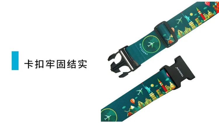 SecureTravel TSA Luggage Straps