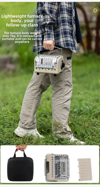 NomadWarm 2-in-1 Camping Gas Stove Heate