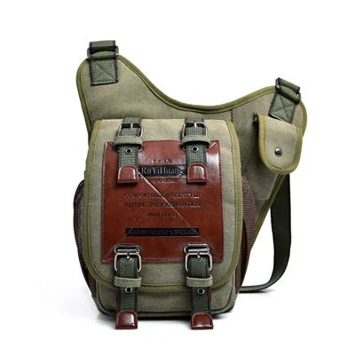 VintageRider Canvas Crossbody Bag