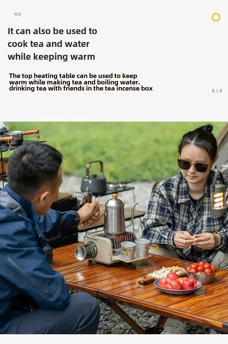 NomadWarm 2-in-1 Camping Gas Stove Heate