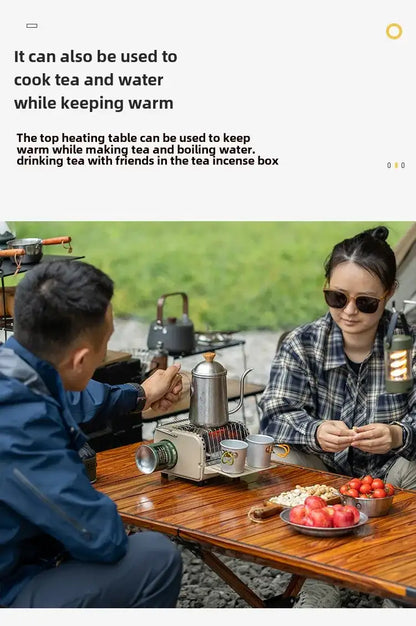 NomadWarm 2-in-1 Camping Gas Stove Heate