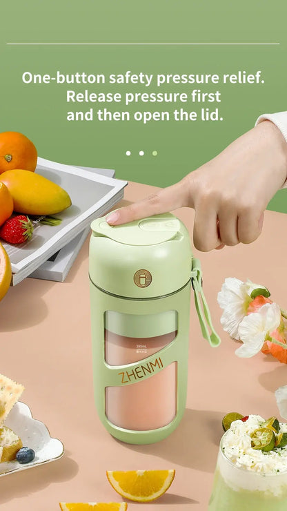 FreshBlend Pro – 12-Blade Portable Vacuum Juicer