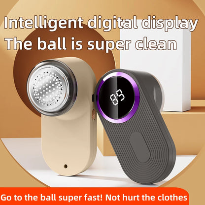 FuzzClean Pro – LED Digital Lint Remover, USB Rechargeable