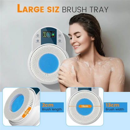 SmartScrub Pro – Wall-Mounted Back & Body Shower Cleaner