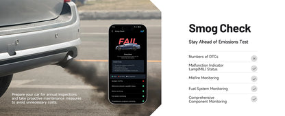 AutoDiagnose Car Scanner: Bluetooth OBD2 for Smog & System Check