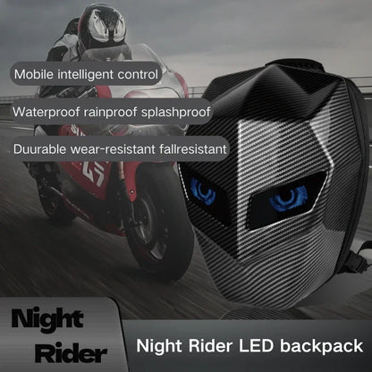 HelmetPro LED Motorcycle Backpack