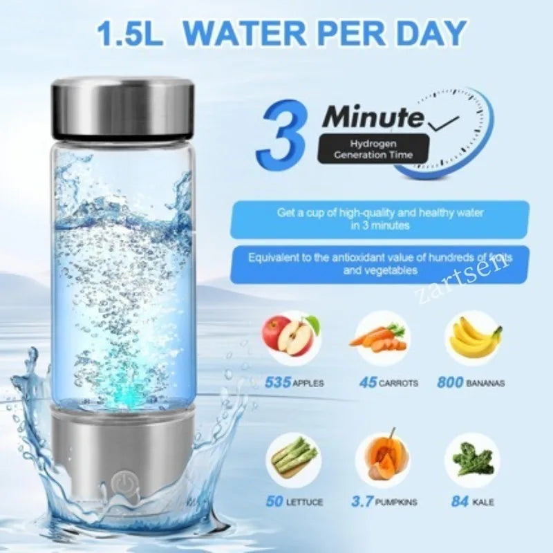 HydroBoost Pro – Hydrogen Water Bottle