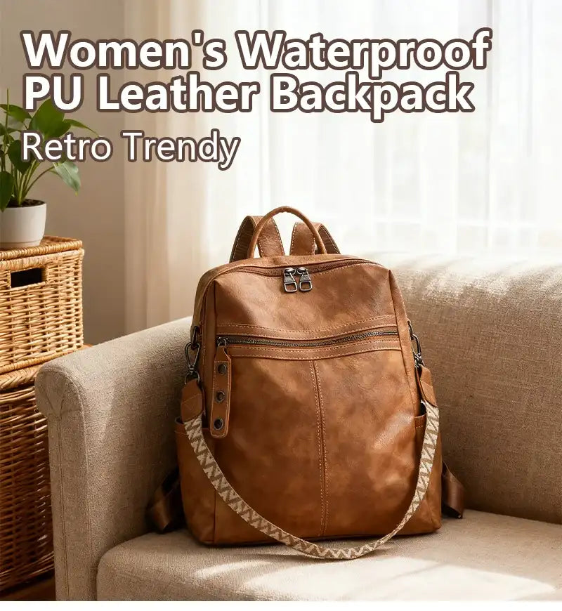 RetroChic Waterproof Backpack