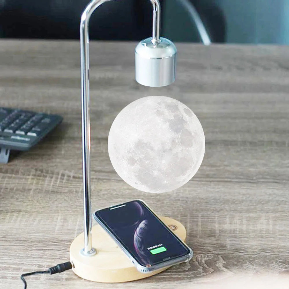 OrbitGlow – Levitation LED Moon Light for Home Decor