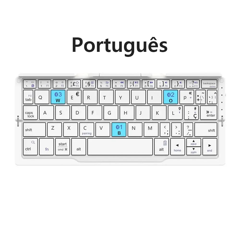 FlexiType Go – Foldable Mini Keyboard for Tablets, Phones & Laptops