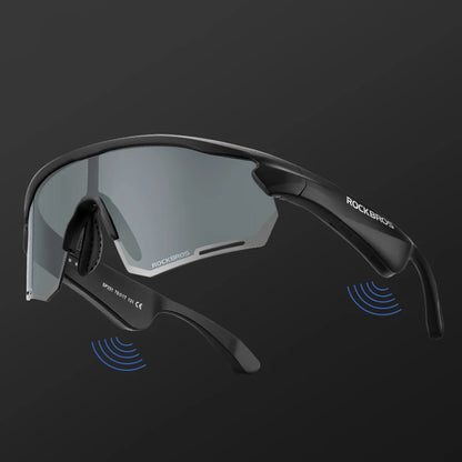 RideTune Pro – Bluetooth Cycling Sunglasses with Polarised UV400 Lenses