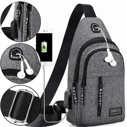UrbanTech USB Chest Bag