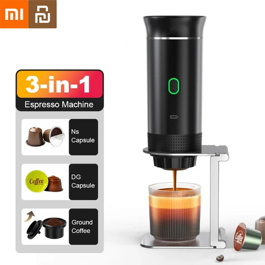 EspressoJet Wireless – Travel Coffee Machine for Capsules & Ground Coffee